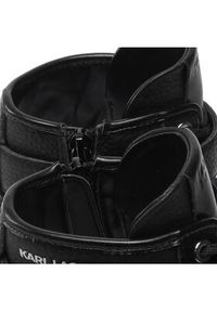 Karl Lagerfeld - KARL LAGERFELD Botki KL43555 Czarny. Kolor: czarny. Materiał: skóra #7