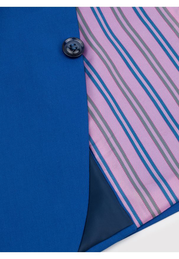 Pako Lorente - PAKO LORENTE – Niebieska marynarka garniturowa P22SF-3G-020-N-S. Kolor: niebieski. Materiał: wiskoza, poliester