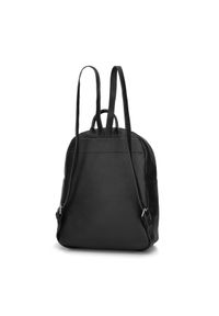 Wittchen - Damski plecak ze skóry minimalistyczny duży. Kolor: czarny. Materiał: skóra. Wzór: paski, haft. Styl: sportowy, casual, elegancki #6