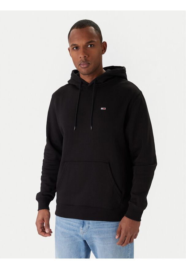 Tommy Jeans Bluza DM0DM20742 Czarny Regular Fit. Kolor: czarny. Materiał: bawełna