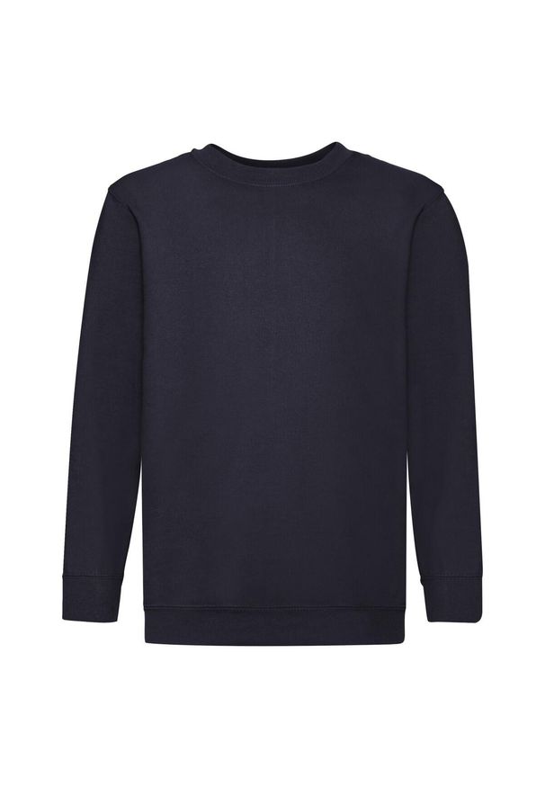 FRUIT OF THE LOOM - Bluza Dziecięca Classic Setin. Kolor: niebieski. Sport: joga i pilates