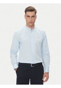 TOMMY HILFIGER - Tommy Hilfiger Koszula MW0MW39966 Błękitny Regular Fit. Kolor: niebieski. Materiał: bawełna