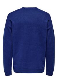 Only & Sons Sweter 22024567 Niebieski Regular Fit. Kolor: niebieski. Materiał: syntetyk #3