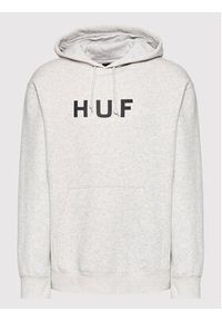 HUF Bluza Essentials Og Logo PF00490 Szary Regular Fit. Kolor: szary. Materiał: bawełna #4