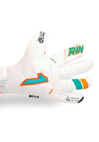 RINAT - Dziecięce rękawice bramkarskie Rinat NKAM Prime. Kolor: biały. Sport: piłka nożna