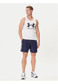 Under Armour Szorty sportowe Ua Woven Wdmk Shorts 1383356-410 Granatowy Loose Fit. Kolor: niebieski. Materiał: syntetyk. Styl: sportowy #5