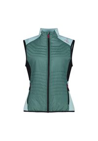 Kamizelka damska turystyczne CMP 35E6526. Kolor: zielony. Sport: turystyka piesza #1