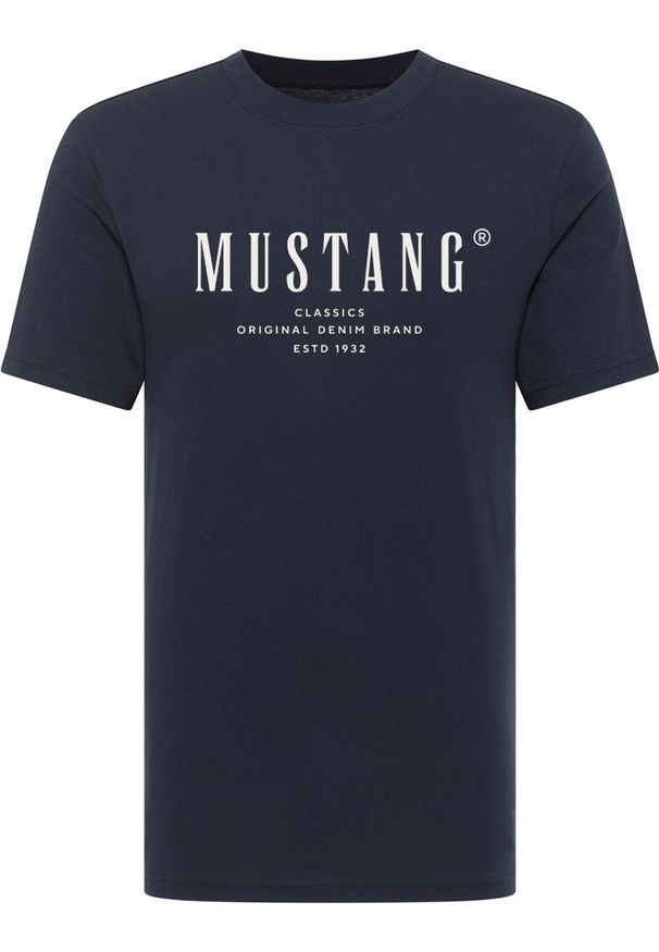 Męski T-Shirt Mustang Style Alex Dark Sapphire 1017998 4136