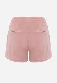 Born2be - Różowe Bawełniane Szorty z Gumką w Talii Cazorea. Okazja: na co dzień. Kolor: różowy. Materiał: bawełna. Sezon: lato. Styl: elegancki, casual #5