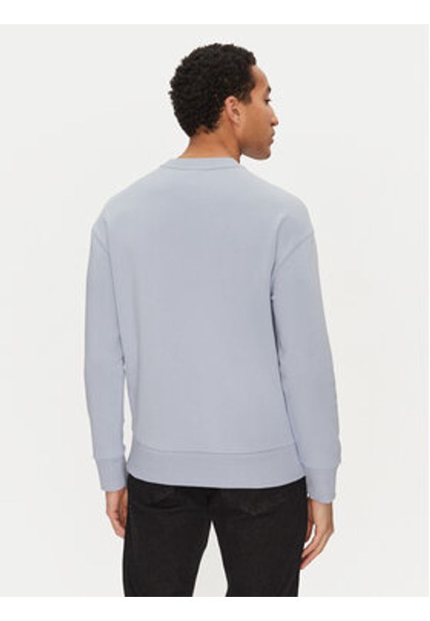 Calvin Klein Bluza Nano Logo K10K112870 Niebieski Regular Fit. Kolor: niebieski. Materiał: bawełna