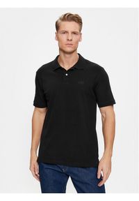 GAP - Gap Polo 586306-03 Czarny Regular Fit. Typ kołnierza: polo. Kolor: czarny. Materiał: bawełna