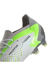 Adidas - Buty piłkarskie adidas Predator Accuracy.1 L Fg M GZ0032 białe. Zapięcie: sznurówki. Kolor: biały. Materiał: guma, syntetyk, materiał. Szerokość cholewki: normalna. Sport: piłka nożna #2