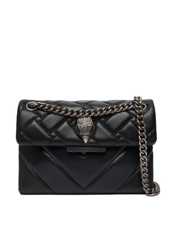 Kurt Geiger Torebka Mini Kensington 1470800109 Czarny. Kolor: czarny. Materiał: skórzane