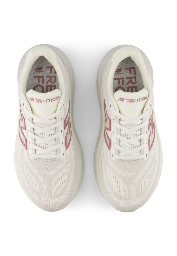 Buty damskie New Balance Fresh Foam x More v6 WMOR3YI – białe. Okazja: na co dzień. Kolor: biały. Szerokość cholewki: normalna. Sport: fitness