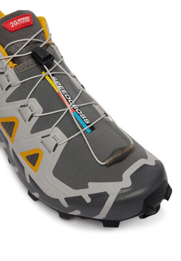 salomon - Salomon Buty do biegania Speedcross 6 L49158800 Szary. Kolor: szary. Materiał: materiał. Model: Salomon Speedcross