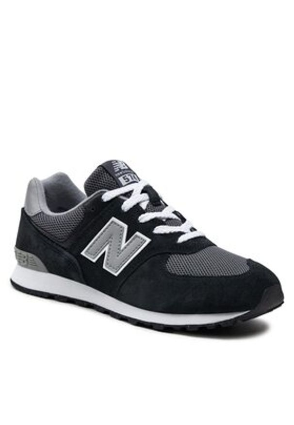 New Balance Sneakersy GC574TWE Czarny. Kolor: czarny. Materiał: skóra. Model: New Balance 574