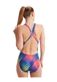 Strój kąpielowy jednoczęściowy damski na basen Speedo Allover. Kolor: żółty, czerwony, wielokolorowy, niebieski
