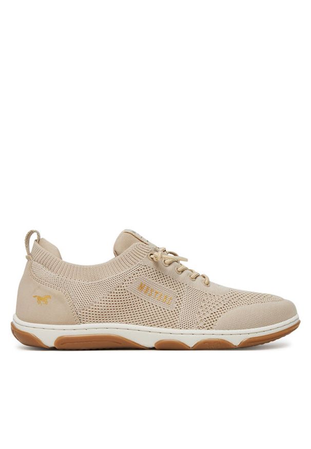 Mustang Sneakersy 1488-303 Beżowy. Kolor: beżowy. Materiał: materiał