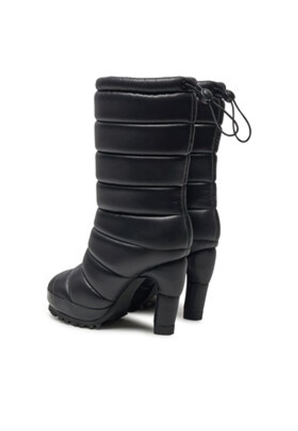 United Nude Botki Bubble Boot Hi 1088601190 Czarny. Kolor: czarny. Materiał: materiał