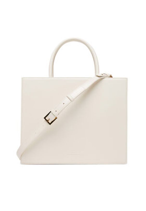 Elisabetta Franchi Torebka BS-32A-56E2-V420 Biały. Kolor: biały. Materiał: skórzane