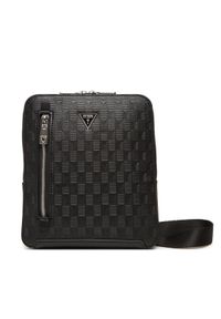 Guess Saszetka HMTODE P5220 Czarny. Kolor: czarny. Materiał: skóra
