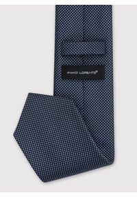 Pako Lorente - PAKO LORENTE – Krawat męski w drobny wzór w odcieniu granatowym. Kolor: niebieski. Materiał: poliester #2