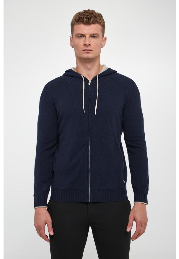 Liu Jo - Sweter męski wełniany LIU JO. Materiał: wełna