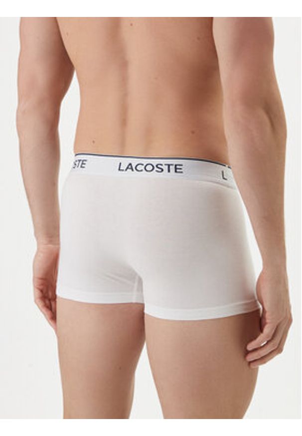 Lacoste Komplet bokserek 5H9002 Biały. Kolor: biały. Materiał: bawełna