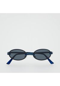 Reserved - Okulary przeciwsłoneczne - Granatowy. Kolor: niebieski