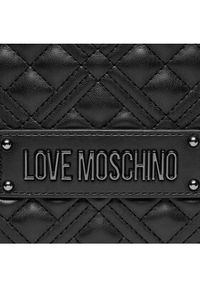 Love Moschino - LOVE MOSCHINO Torebka JC4230PP0ILA000A Czarny. Kolor: czarny. Materiał: skórzane