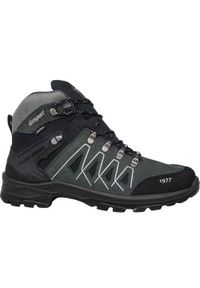 Buty trekkingowe męskie Grisport 14500S14G. Wysokość cholewki: za kostkę. Zapięcie: sznurówki. Kolor: szary, wielokolorowy. Materiał: materiał, syntetyk, guma. Szerokość cholewki: normalna