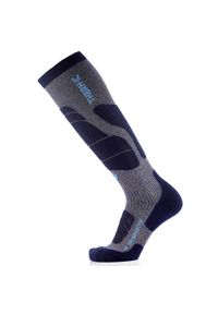 Skarpety narciarskie czlowiek Therm-ic Ski Merino Reflector Men wysokosc kolano. Kolor: niebieski. Materiał: wełna, poliester, akryl, poliamid, elastan. Sport: narciarstwo
