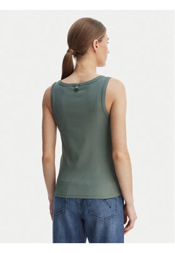 Marella Top Orata 2613941015 Zielony Slim Fit. Kolor: zielony. Materiał: wiskoza