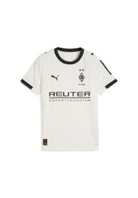 Puma - Młodzieżowa koszulka domowa Borussia Mönchengladbach 25/26 PUMA Warm White Black. Kolor: biały, wielokolorowy, czarny. Sezon: lato