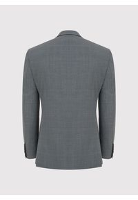 Pako Lorente - PAKO LORENTE – Ciemnoszara marynarka garniturowa w delikatną kratę. Okazja: na wesele, na ślub cywilny, na spotkanie biznesowe. Kolor: szary. Materiał: poliester, wełna, lycra. Styl: biznesowy #4