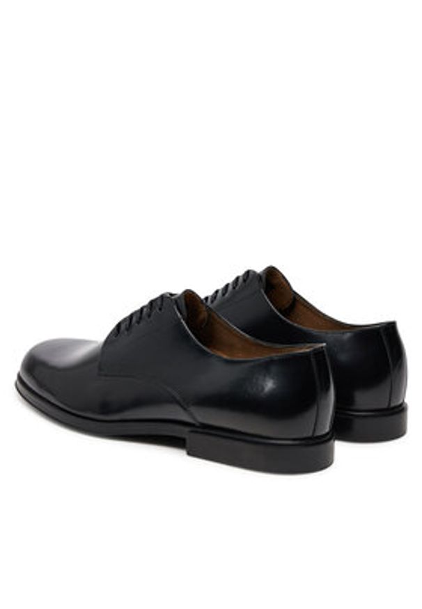 Calvin Klein Półbuty HM0HM01831 Czarny. Kolor: czarny. Materiał: lakier, skóra