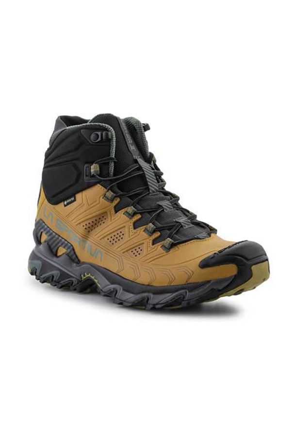 LA SPORTIVA - Buty trekkingowe męskie La Sportiva Ultra Raptor Ii. Wysokość cholewki: za kostkę. Zapięcie: sznurówki. Kolor: brązowy. Materiał: materiał, syntetyk, tkanina. Szerokość cholewki: normalna
