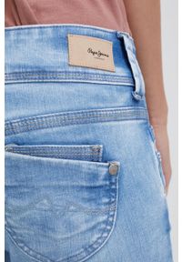 Pepe Jeans Jeansy Venus damskie high waist. Stan: podwyższony. Kolor: niebieski #2