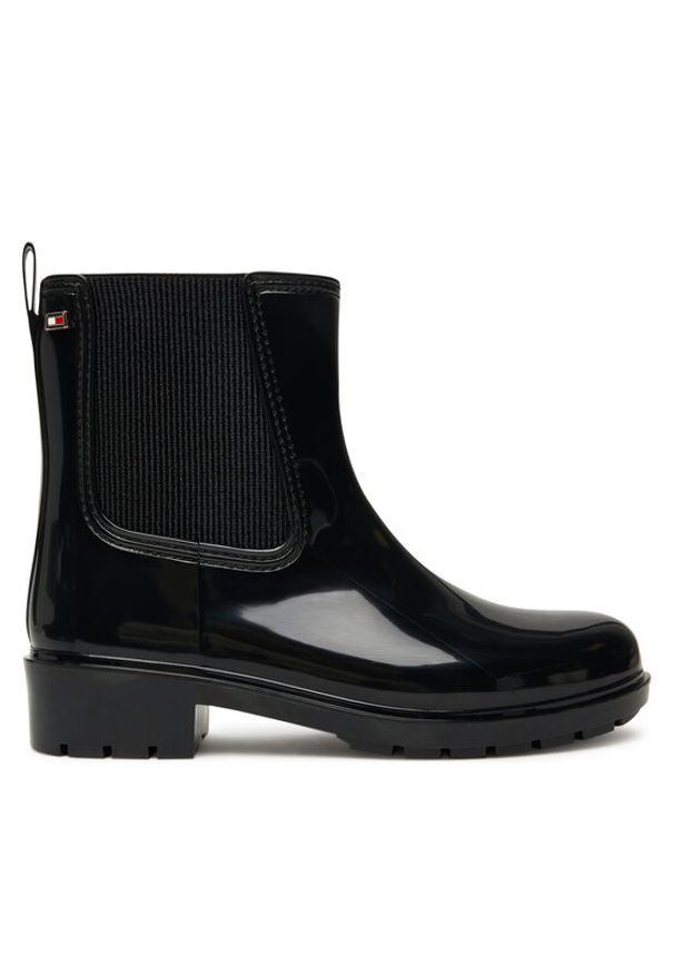 TOMMY HILFIGER - Tommy Hilfiger Kalosze Flag Hardware FW0FW08966 Czarny. Kolor: czarny. Materiał: syntetyk