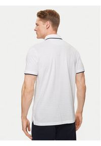 Pierre Cardin Polo C5 21274.2098 Biały Regular Fit. Typ kołnierza: polo. Kolor: biały. Materiał: bawełna