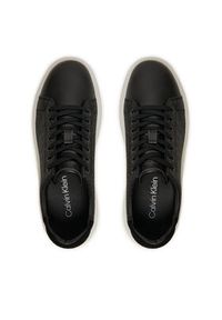 Calvin Klein Sneakersy Cupsole Lace Up Mono HW0HW02445 Czarny. Kolor: czarny. Materiał: skóra #2