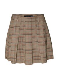Vero Moda Spódnica mini Ellie 10312853 Beżowy Regular Fit. Kolor: beżowy. Materiał: syntetyk #5