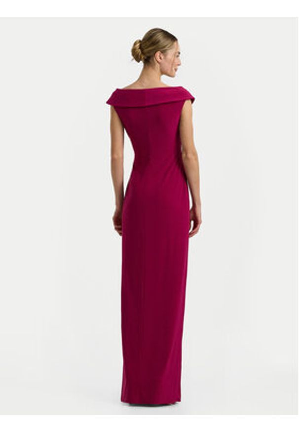 Lauren Ralph Lauren Sukienka wieczorowa 253863940017 Różowy Slim Fit. Kolor: różowy. Materiał: syntetyk. Styl: wizytowy
