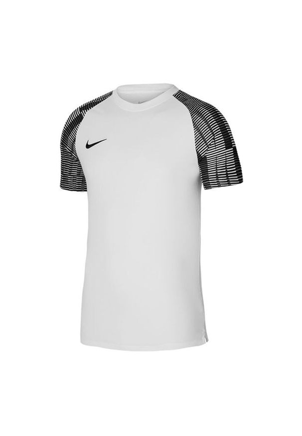 Nike - Męska Koszulka Academy DriFIT. Kolor: biały. Sport: turystyka piesza