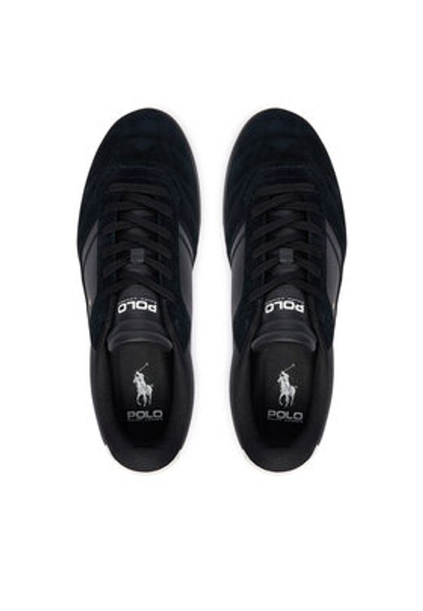 Polo Ralph Lauren Sneakersy 809P07526001 Czarny. Kolor: czarny. Materiał: skóra