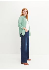 bonprix - Bluzka oversize. Kolor: zielony. Materiał: tkanina #3