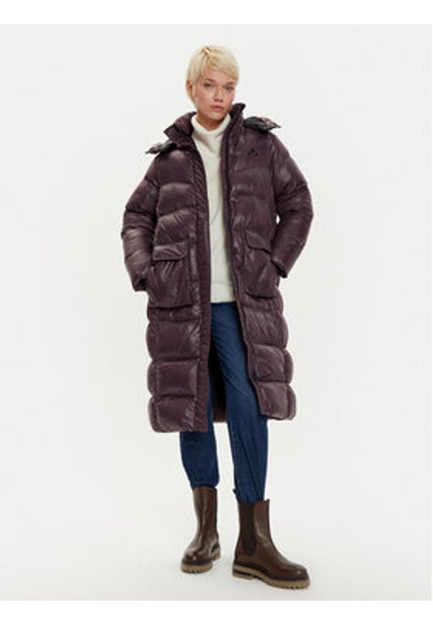 Whistler Płaszcz zimowy Lakewood W Long Puffer W243266 Brązowy Regular Fit. Kolor: brązowy. Materiał: syntetyk. Sezon: zima