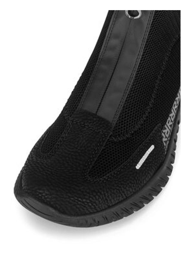 Rieker Półbuty M5351-00 Czarny. Kolor: czarny. Materiał: materiał