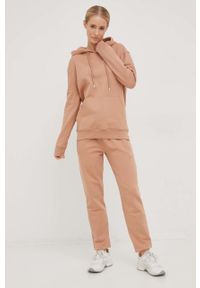 ARKK Copenhagen - Arkk Copenhagen bluza bawełniana unisex kolor beżowy z kapturem gładka. Typ kołnierza: kaptur. Kolor: beżowy. Materiał: bawełna. Wzór: gładki #7