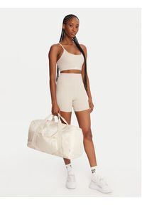 Reebok Biustonosz sportowy Reebok X Ewa Chodakowska RK25312CCW Beżowy. Kolor: beżowy. Materiał: syntetyk #5